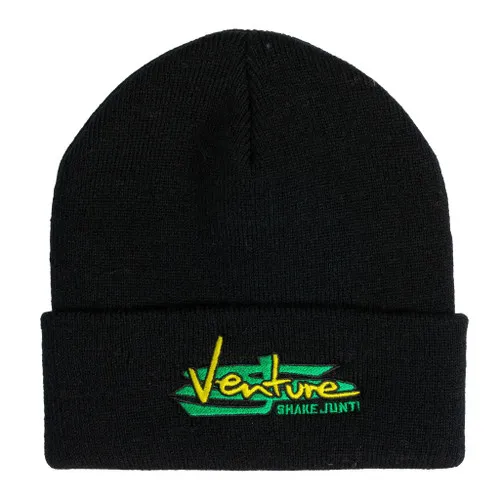 Venture Trucks Skateboard Beanie Shake Junt Paid Cuff Black