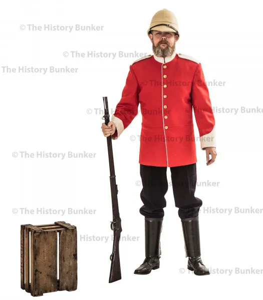 Victorian 17th infantry of foot tunic