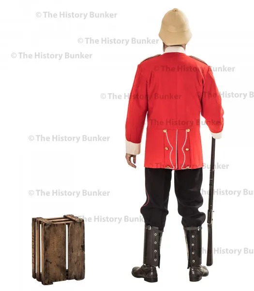 Victorian 17th infantry of foot tunic