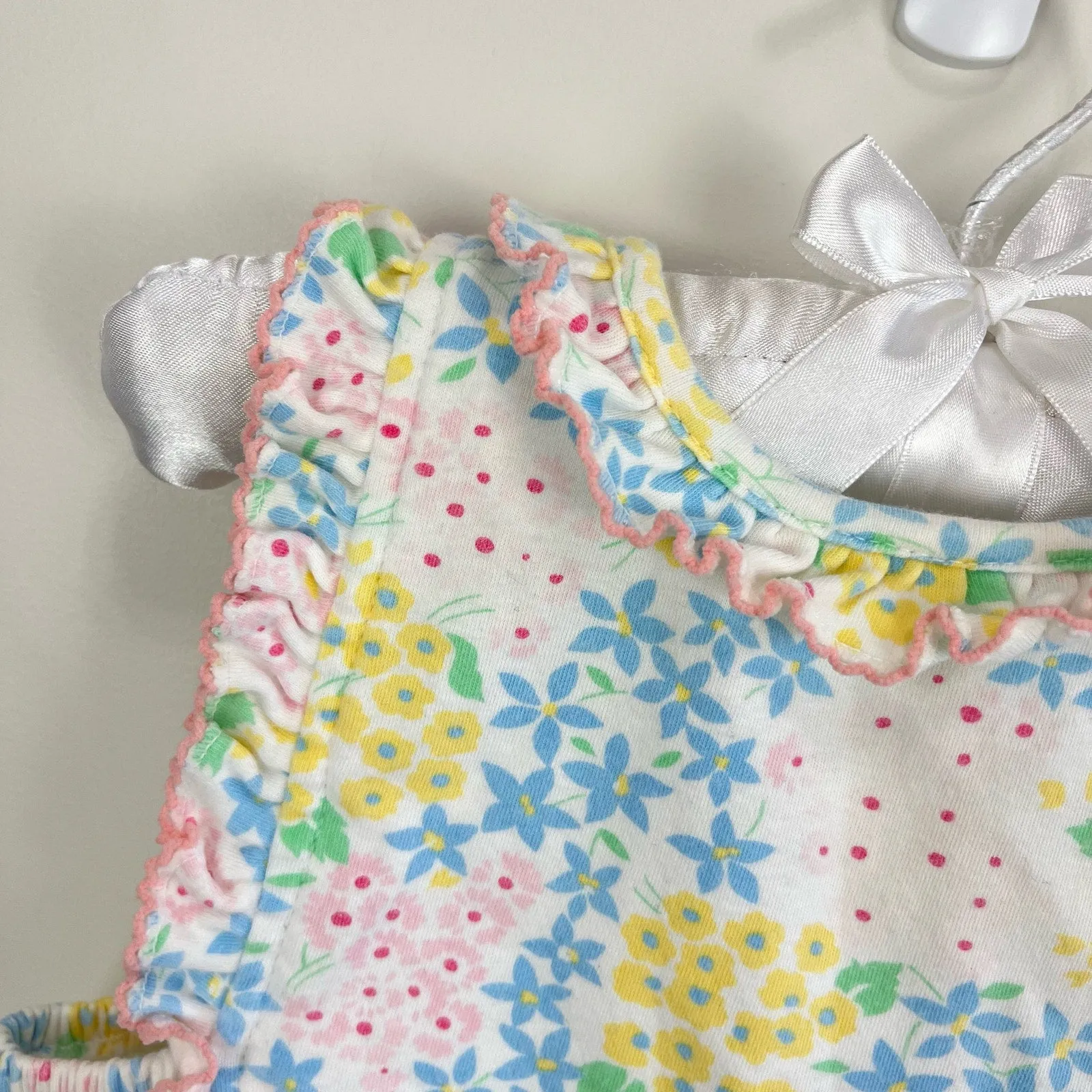 Vintage All Mine Floral Ruffle Romper 3-6 Months