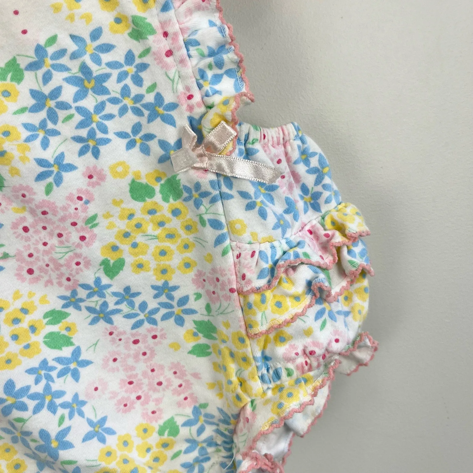 Vintage All Mine Floral Ruffle Romper 3-6 Months