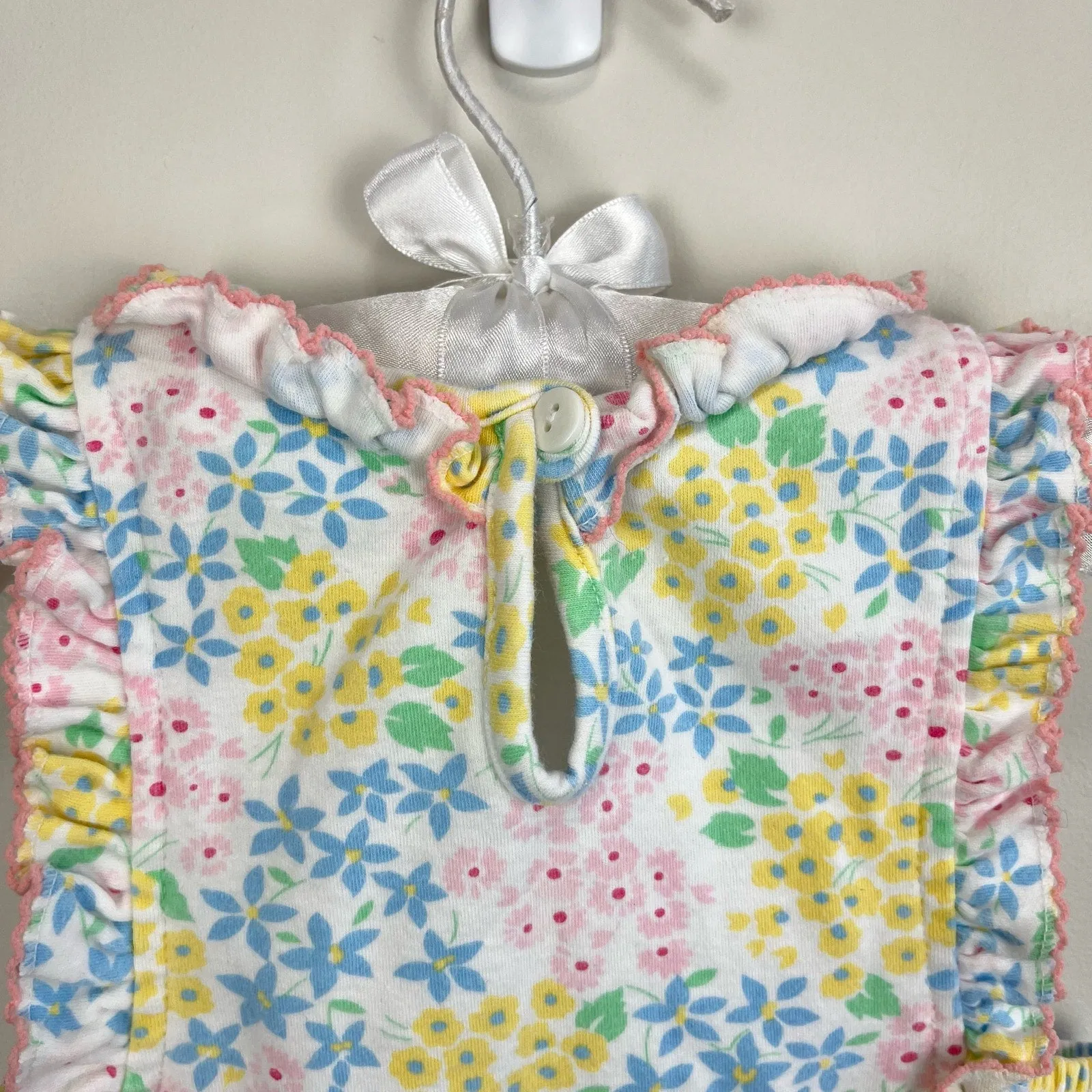 Vintage All Mine Floral Ruffle Romper 3-6 Months