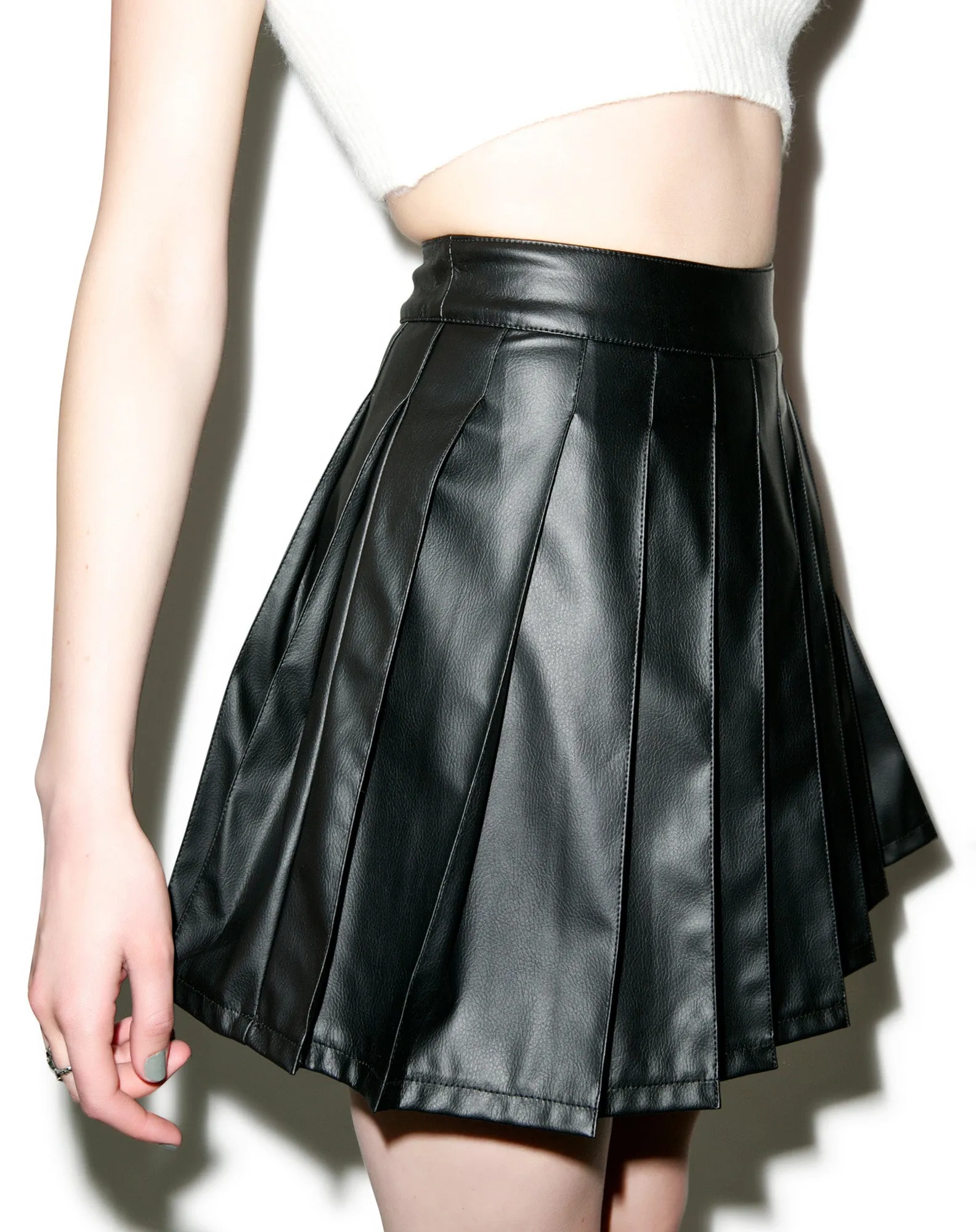 Vinyl Vixen Pleated Skirt-