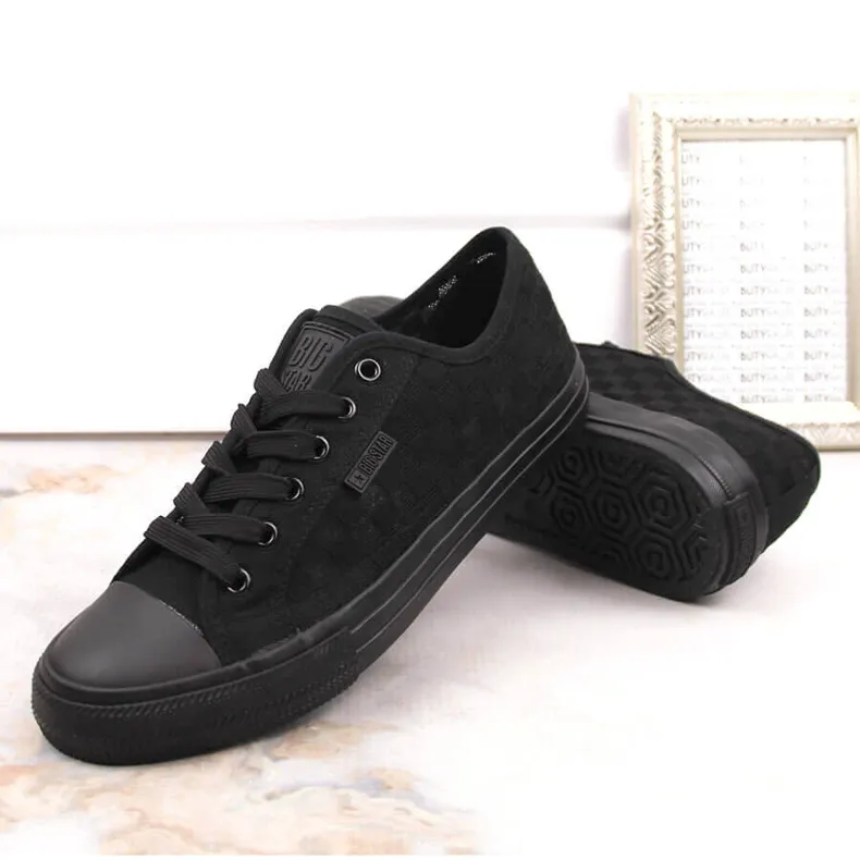 Women's black openwork sneakers Big Star LL274072