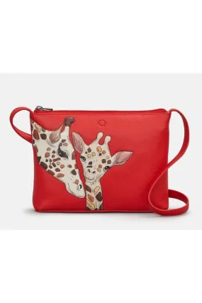 Yoshi Mothers Pride Cross Body Bag in red